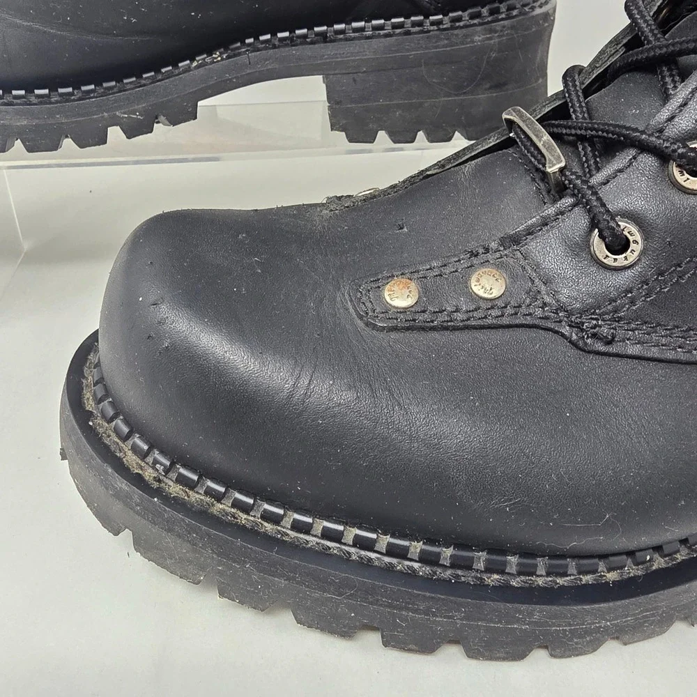 Milwaukee Motorcycle Boots Mens 11.5 MB445 Freedom Flex Black Leather Fair